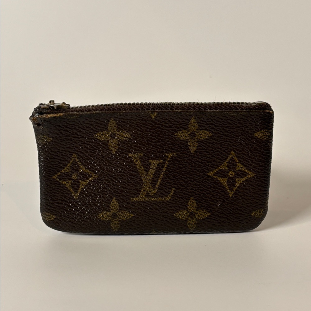 Louis Vuitton Monogram Key Pouch Coin Wallet Cles
